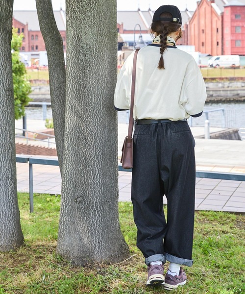 MONO-MART LADY'S(モノマートレディース)の「ヴィンテージライクシンボルマークグラフィックリンガーTシャツ(Tシャツ/カットソー・レディース・オフホワイト/アイボリー系/ベージュ系/オートミール・FREE)」の20枚目の写真