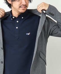 NOLLEY'S goodman | 《ビジカジ対応》ドライマスター クジラワンポイントポロシャツ(ポロシャツ)