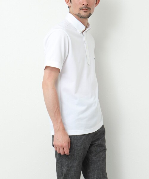 NOLLEY'S goodman(ノーリーズグッドマン)の「ドライマスター クジラワンポイントポロシャツ(ポロシャツ・メンズ・ホワイト/ネイビー/ブルー系その他/ブルー/ブラック系その他・S/M/L/XL)」の18枚目の写真