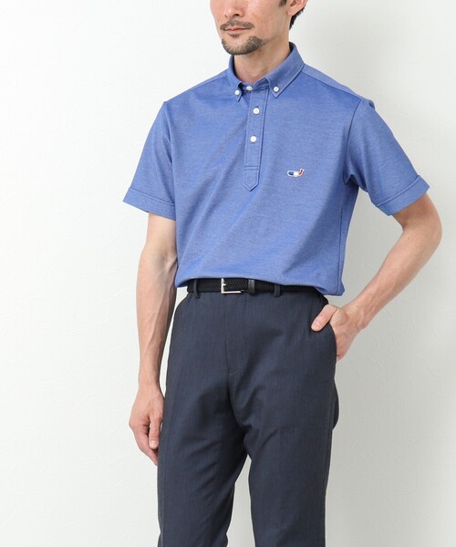 NOLLEY'S goodman(ノーリーズグッドマン)の「ドライマスター クジラワンポイントポロシャツ(ポロシャツ・メンズ・ホワイト/ネイビー/ブルー系その他/ブルー/ブラック系その他・S/M/L/XL)」の19枚目の写真