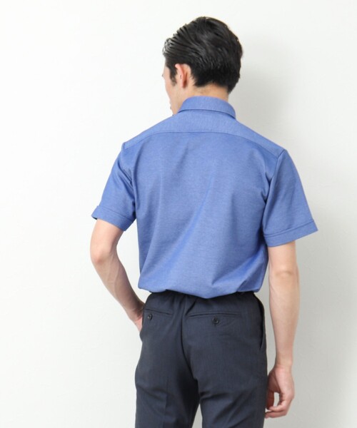 NOLLEY'S goodman(ノーリーズグッドマン)の「ドライマスター クジラワンポイントポロシャツ(ポロシャツ・メンズ・ホワイト/ネイビー/ブルー系その他/ブルー/ブラック系その他・S/M/L/XL)」の7枚目の写真