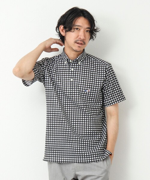 NOLLEY'S goodman(ノーリーズグッドマン)の「ドライマスター クジラワンポイントポロシャツ(ポロシャツ・メンズ・ホワイト/ネイビー/ブルー系その他/ブルー/ブラック系その他・S/M/L/XL)」の10枚目の写真