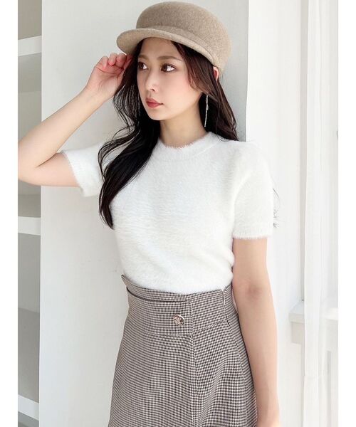 RESEXXY(リゼクシー)の「ジョッキーハット(キャスケット・レディース・グレー/ベージュ・FREE)」の4枚目の写真