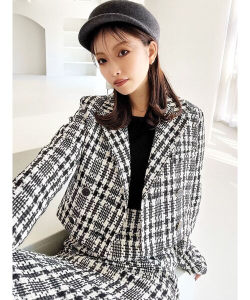 RESEXXY(リゼクシー)の「ジョッキーハット(キャスケット・レディース・グレー/ベージュ・FREE)」の12枚目の写真