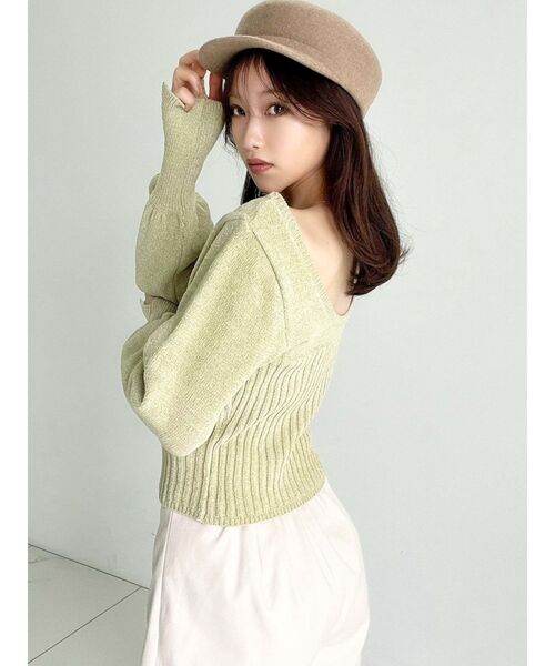 RESEXXY(リゼクシー)の「ジョッキーハット(キャスケット・レディース・グレー/ベージュ・FREE)」の5枚目の写真