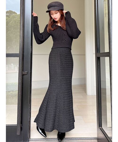 RESEXXY(リゼクシー)の「ジョッキーハット(キャスケット・レディース・グレー/ベージュ・FREE)」の6枚目の写真