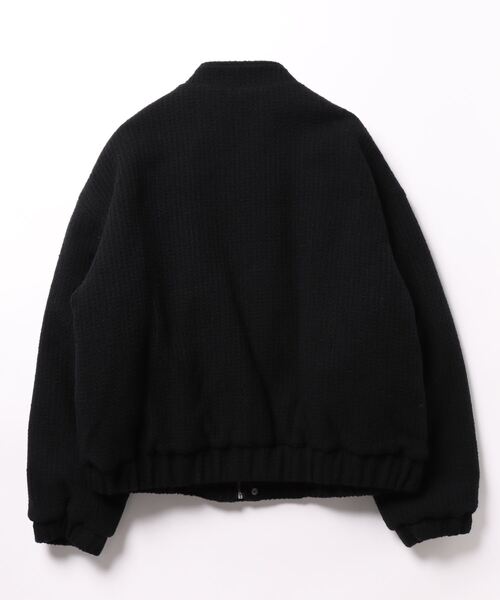 SEEALL(シーオール)の「【 SEEALL / シーオール 】OVERSIZED BOMBER JACKET オーバーサイズド ボンバー ジャケット(ブルゾン・メンズ・ブラック・3)」の4枚目の写真