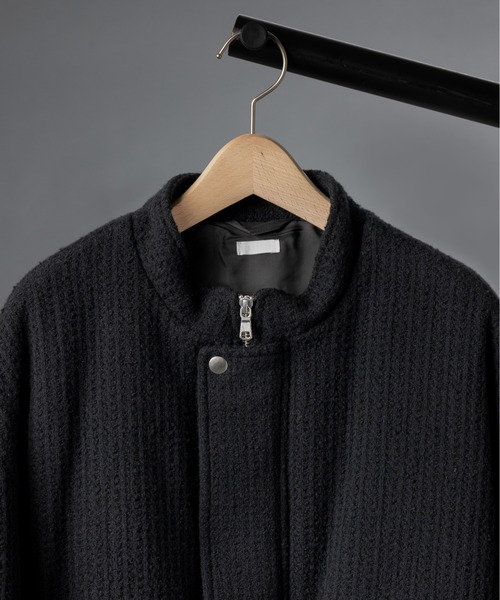 SEEALL(シーオール)の「【 SEEALL / シーオール 】OVERSIZED BOMBER JACKET オーバーサイズド ボンバー ジャケット(ブルゾン・メンズ・ブラック・3)」の8枚目の写真