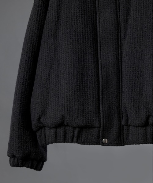 SEEALL(シーオール)の「【 SEEALL / シーオール 】OVERSIZED BOMBER JACKET オーバーサイズド ボンバー ジャケット(ブルゾン・メンズ・ブラック・3)」の10枚目の写真