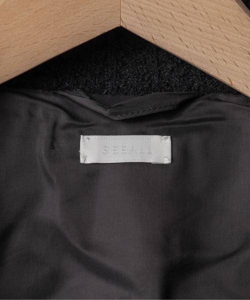 SEEALL(シーオール)の「【 SEEALL / シーオール 】OVERSIZED BOMBER JACKET オーバーサイズド ボンバー ジャケット(ブルゾン・メンズ・ブラック・3)」の11枚目の写真
