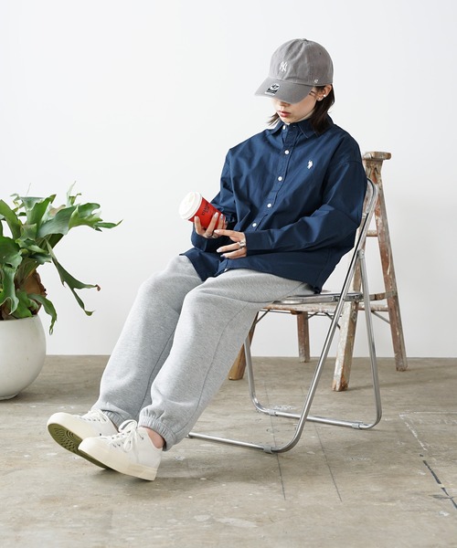 U.S. POLO ASSN.(ユーエスポロアッスン)の「U.S. POLO ASSN./ユーエスポロアッスン レギュラーカラーBIGシャツ(シャツ/ブラウス・メンズ・グレー/ネイビー/ブラック×ブルー/ブラック/ホワイト×ブラック/ホワイト・L/S/LL/M)」の22枚目の写真