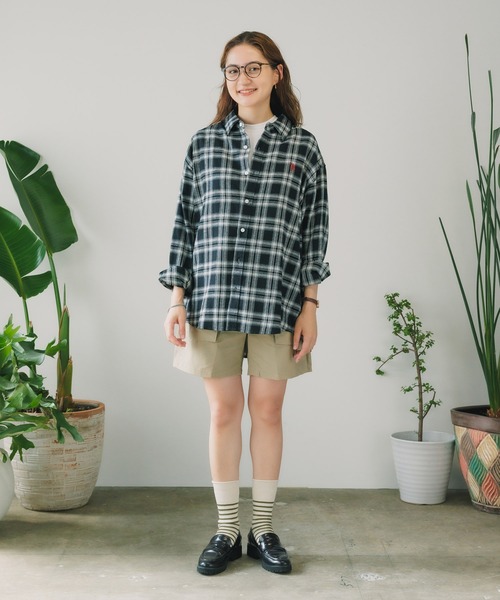 U.S. POLO ASSN.(ユーエスポロアッスン)の「U.S. POLO ASSN./ユーエスポロアッスン レギュラーカラーBIGシャツ(シャツ/ブラウス・メンズ・グレー/ネイビー/ブラック×ブルー/ブラック/ホワイト×ブラック/ホワイト・L/S/LL/M)」の9枚目の写真
