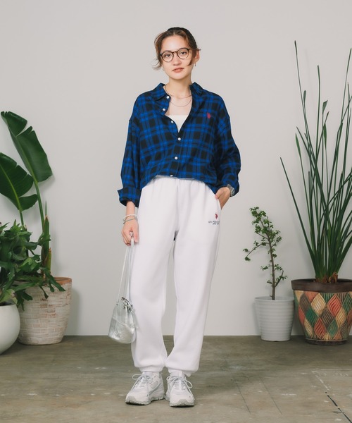 U.S. POLO ASSN.(ユーエスポロアッスン)の「U.S. POLO ASSN./ユーエスポロアッスン レギュラーカラーBIGシャツ(シャツ/ブラウス・メンズ・グレー/ネイビー/ブラック×ブルー/ブラック/ホワイト×ブラック/ホワイト・L/S/LL/M)」の13枚目の写真