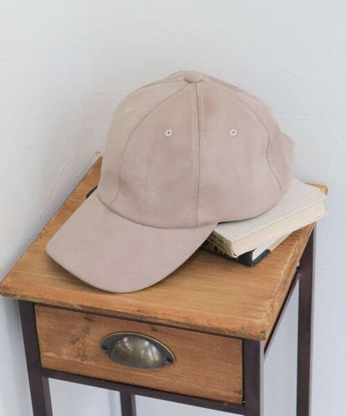 fredy emue（フレディエミュ）の「フェイクスエードキャップ（キャップ・レディース・キナリ/ブラック/ベージュ・FREE）」の5枚目の写真