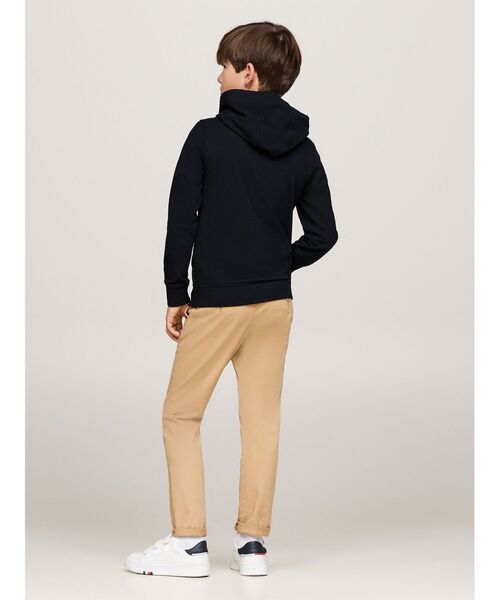 TOMMY HILFIGER(トミーヒルフィガー)の「BOYS リブインサートジップスルーパーカー(パーカー・キッズ・ネイビー/グレー・80cm/90cm/110cm/120cm/100cm)」の19枚目の写真