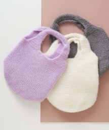 a.v.v（アーヴェヴェ）の「ニットバッグ（ハンドバッグ）」