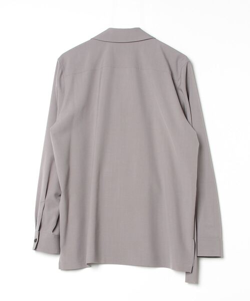ATTACHMENT(アタッチメント)の「WO トロピカル ベルテッド ロングスリーブシャツ / WO TROPICAL BELTED L/S SHIRT(シャツ/ブラウス・メンズ・グレー系/ブラック・3/2/1)」の18枚目の写真