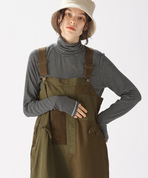 niko and...（ニコアンド）の「テンセル混タートルプルオーバー（Tシャツ/カットソー・レディース・レッド/ブラック/アイボリー・MEDIUM/LARGE）」の6枚目の写真