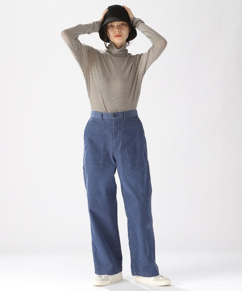 niko and...（ニコアンド）の「テンセル混タートルプルオーバー（Tシャツ/カットソー・レディース・レッド/ブラック/アイボリー・MEDIUM/LARGE）」の10枚目の写真