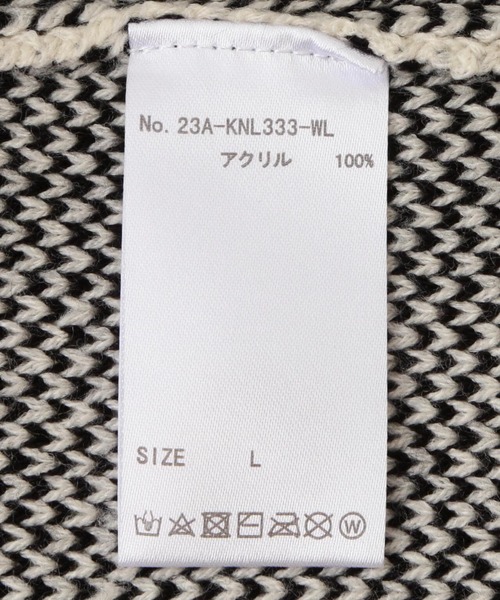 WHITELAND（ホワイトランド）の「【WEB&DEPOT限定】WHITELAND/ホワイトランド/BORDER CREWNECK KNIT（ニット/セーター・レディース・ブルー/ブラック/モスグリーン・M/L）」の13枚目の写真