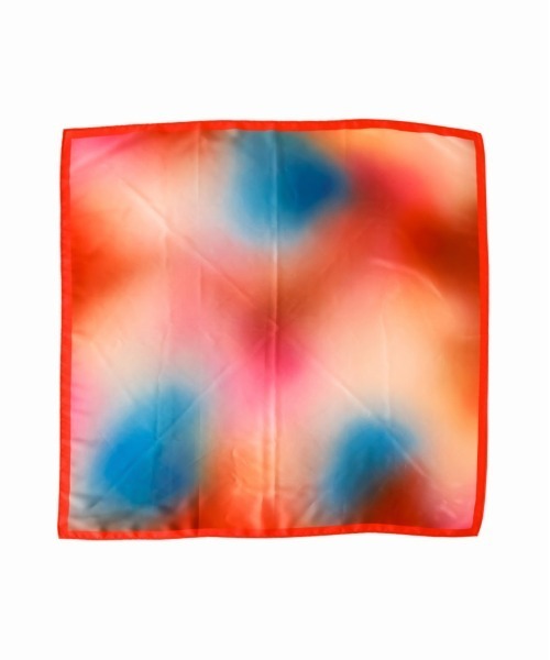 Casselini（キャセリーニ）の「Casselini(キャセリーニ)マルチパターンスカーフ（ストール/ショール・レディース・レッド/ブルー/チャコール・FREE）」の7枚目の写真