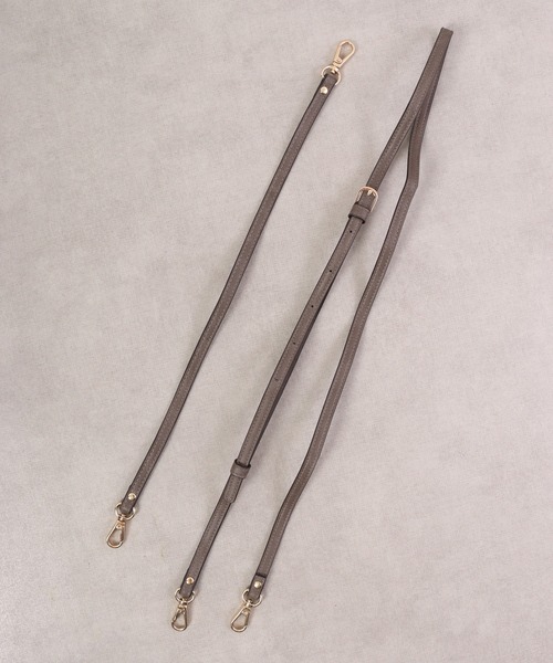 FUNALIVE（ファンアライブ）の「Pisoraro かがり　横型お財布ポシェット（ショルダーバッグ・レディース・ライトグレー/ブラック/ブラウン系その他/ダークグレー/ライトグリーン/レッド/ブルーグリーン・FREE）」の17枚目の写真