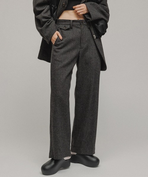 セール】［PANTS］SUSTAINABLE TWEED COIN POCKET IVY PANTS（その他