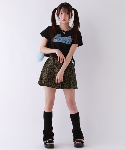 repipi armario(レピピ アルマリオ)の「スソワイドレッグウォーマー(レッグウォーマー・キッズ・アイボリー/ブラック・FREE)」の12枚目の写真