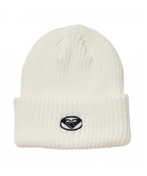 ROXY(ロキシー)の「HONOLUA BAY/ロキシーオーバル型ブランドロゴ折り返しビーニー・ニットカフキャップ(ニットキャップ/ビーニー・レディース・ブラウン/ミント/オレンジ/ホワイト/ブラック・FREE)」の2枚目の写真