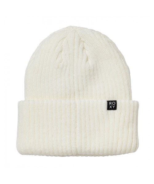 ROXY(ロキシー)の「HONOLUA BAY/ロキシーオーバル型ブランドロゴ折り返しビーニー・ニットカフキャップ(ニットキャップ/ビーニー・レディース・ブラウン/ミント/オレンジ/ホワイト/ブラック・FREE)」の13枚目の写真