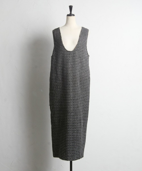 &. NOSTALGIA（アンドドットノスタルジア）の「【ZOZO限定】前後2wayツイードジャンスカ（ジャンパースカート・レディース・ブラック・FREE）」の13枚目の写真