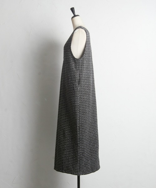&. NOSTALGIA（アンドドットノスタルジア）の「【ZOZO限定】前後2wayツイードジャンスカ（ジャンパースカート・レディース・ブラック・FREE）」の14枚目の写真