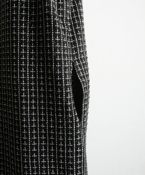 &. NOSTALGIA（アンドドットノスタルジア）の「【ZOZO限定】前後2wayツイードジャンスカ（ジャンパースカート・レディース・ブラック・FREE）」の21枚目の写真