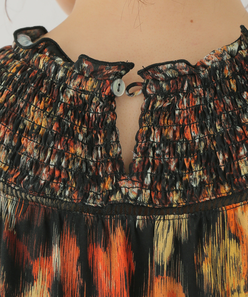 セール】TROUILLETマルチフラワープリントワンピース