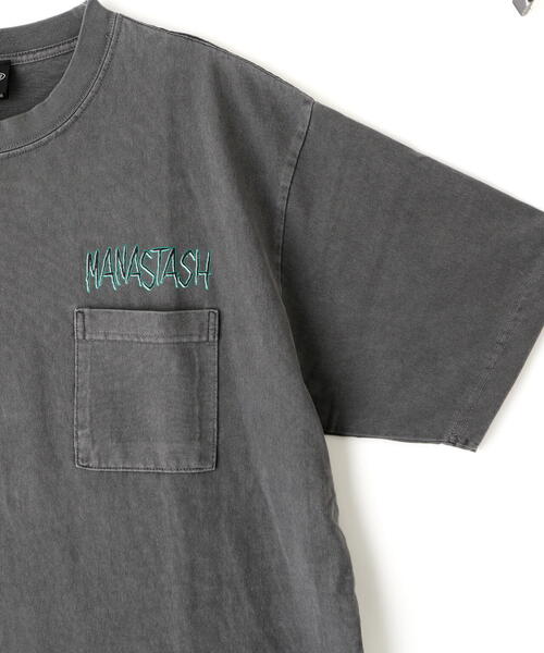 VIRGIL NORMAL(ヴァージルノーマル)の「Virgil Normal×MANASTASH/ヴァージルノーマル×マナスタッシュ/コラボTEE(Tシャツ/カットソー・メンズ・チャコールグレー・XL/M/L)」の10枚目の写真