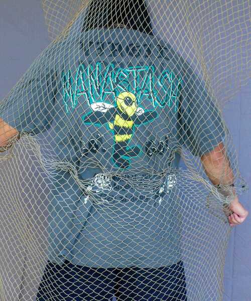 VIRGIL NORMAL(ヴァージルノーマル)の「Virgil Normal×MANASTASH/ヴァージルノーマル×マナスタッシュ/コラボTEE(Tシャツ/カットソー・メンズ・チャコールグレー・XL/M/L)」の14枚目の写真