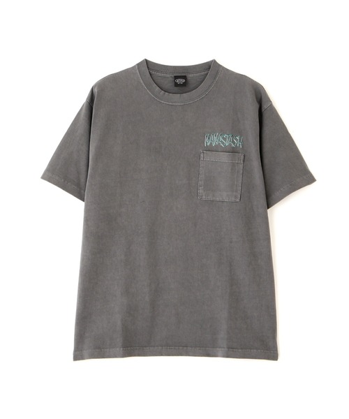 VIRGIL NORMAL(ヴァージルノーマル)の「Virgil Normal×MANASTASH/ヴァージルノーマル×マナスタッシュ/コラボTEE(Tシャツ/カットソー・メンズ・チャコールグレー・XL/M/L)」の2枚目の写真