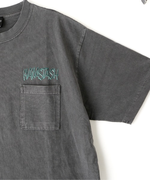 VIRGIL NORMAL(ヴァージルノーマル)の「Virgil Normal×MANASTASH/ヴァージルノーマル×マナスタッシュ/コラボTEE(Tシャツ/カットソー・メンズ・チャコールグレー・XL/M/L)」の4枚目の写真