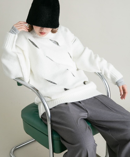 KBF（ケイビーエフ）の「ファーサーモベルHAT（ハット・レディース・ミント/アイボリー/ブラック・ONE）」の10枚目の写真