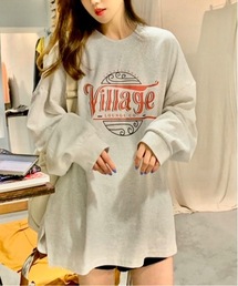 【BURNER Recommend Select】オーバーサイズ カレッジロゴ スウェット oku-tops-652811127079-21