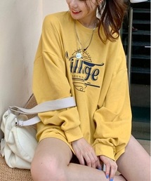 【BURNER Recommend Select】オーバーサイズ カレッジロゴ スウェット oku-tops-652811127079-21