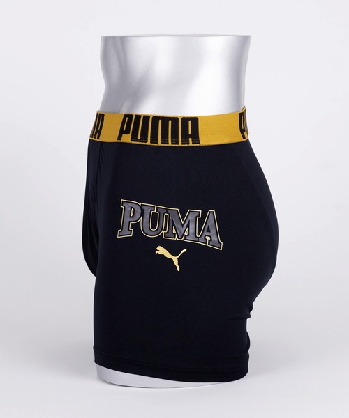 PUMA（プーマ）の「PUMA プーマ 大人用 ポリベア ボクサーパンツ 前開き ブランドロゴ ラバープリント 総柄 快適インナー トランクス 肌着 下着（ボクサーパンツ・メンズ・ブラック系その他/ブラック系その他3/ブラック系その他5/ブラック系その他2/ブラック/ブラック系その他4・L/LL/M）」の19枚目の写真