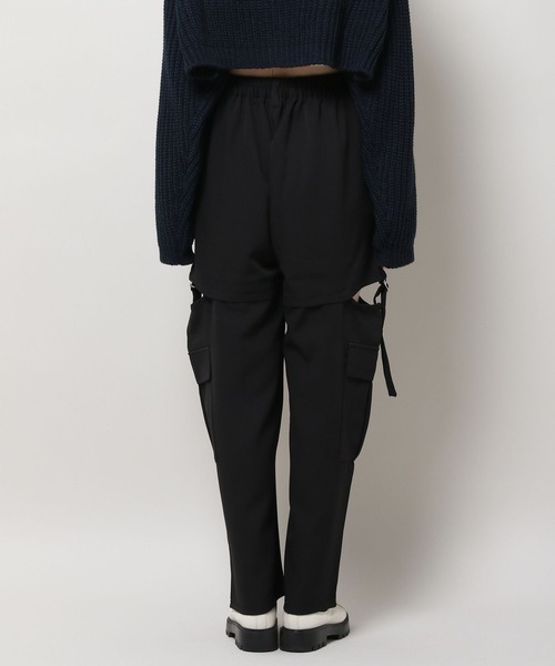 3.3 Field Trip （3.3フィールドトリップ）の「3.3 Field Trip／サイドシボリパンツ　2981257（その他パンツ・レディース・ブラック/カーキ・FREE）」の16枚目の写真