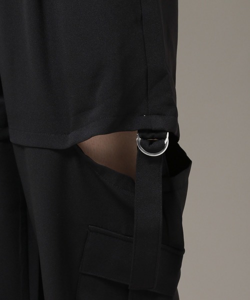 3.3 Field Trip （3.3フィールドトリップ）の「3.3 Field Trip／サイドシボリパンツ　2981257（その他パンツ・レディース・ブラック/カーキ・FREE）」の19枚目の写真