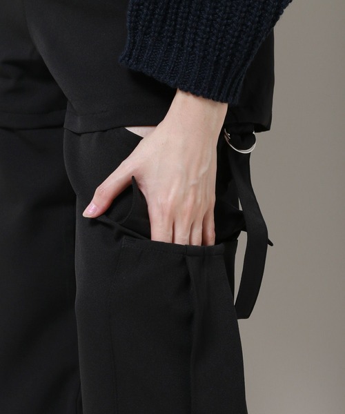 3.3 Field Trip （3.3フィールドトリップ）の「3.3 Field Trip／サイドシボリパンツ　2981257（その他パンツ・レディース・ブラック/カーキ・FREE）」の20枚目の写真