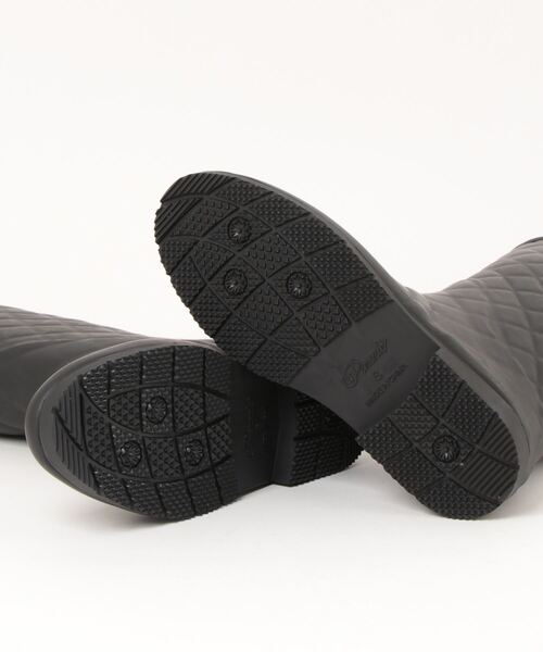 Parade（パレード）の「あったか素材防寒レインブーツ　98001【Parade】（レインシューズ・レディース・ダークブラウン/ブラック・L/S/M/LL）」の4枚目の写真