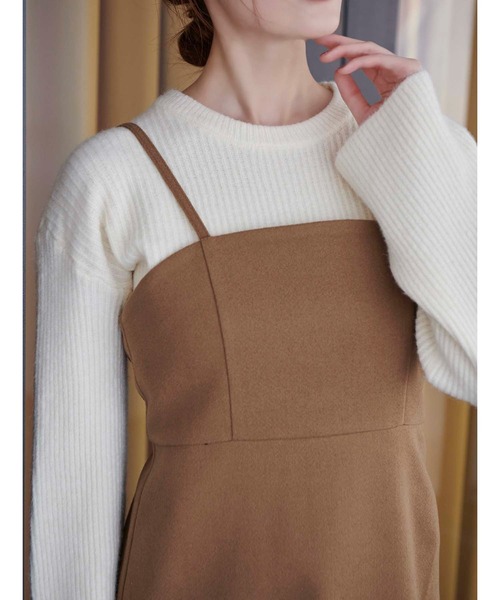 fifth（フィフス）の「ロングキャミワンピース[低身長向けサイズあり]（ワンピース・レディース・ブラック/ベージュ・XS/M）」の12枚目の写真