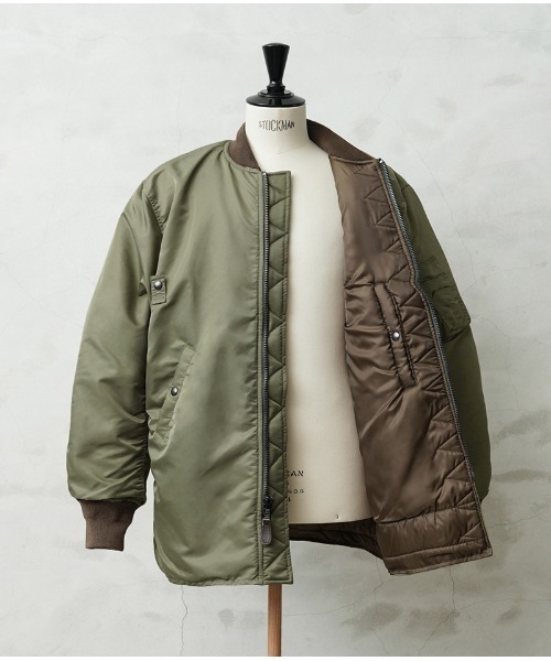 MA-1スタイルジャケット オリーブグリーン 米軍実品 Amazon | USフライトジャケットMA-1スタイルオリーブグリーン陸軍