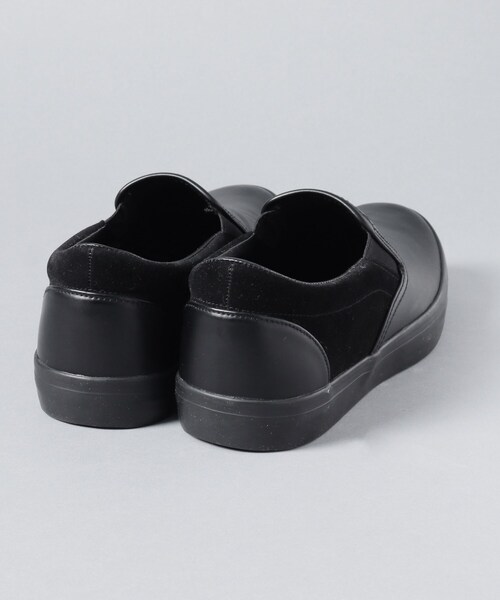 THE SHOP TK （ザ ショップ ティーケー ）の「◆【クッションインソール搭載】パネルデザインスリッポン（スニーカー・メンズ・ブラック・65/75/55）」の2枚目の写真