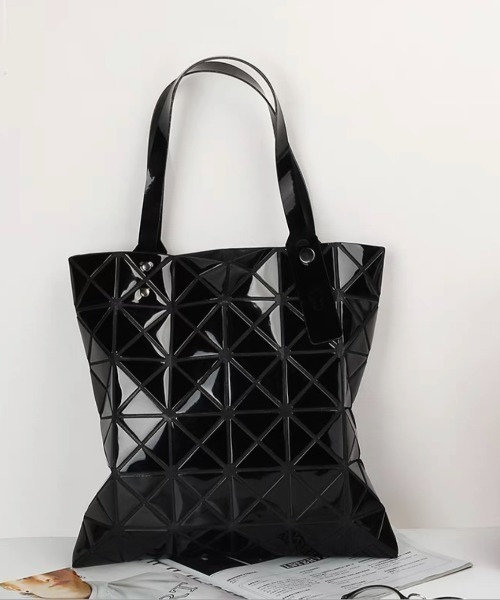 Chick（チック）の「Geometric tote bag/ジオメトリック トートバッグ 幾何学（トートバッグ・レディース・ブラック/シルバー/ホワイト・ONE SIZE）」の5枚目の写真